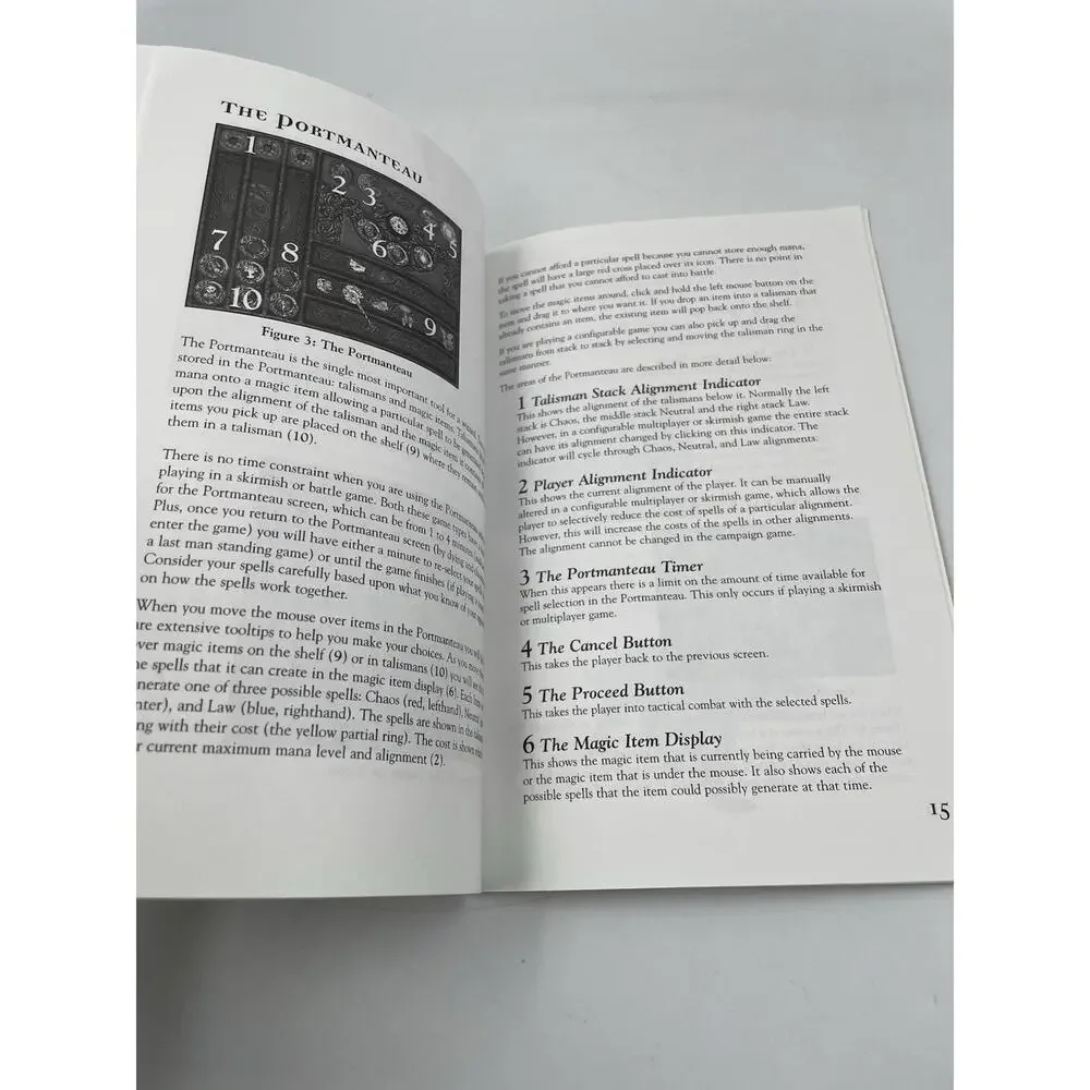 Magic & Mayhem: The Art of Magic PC Game User Manual